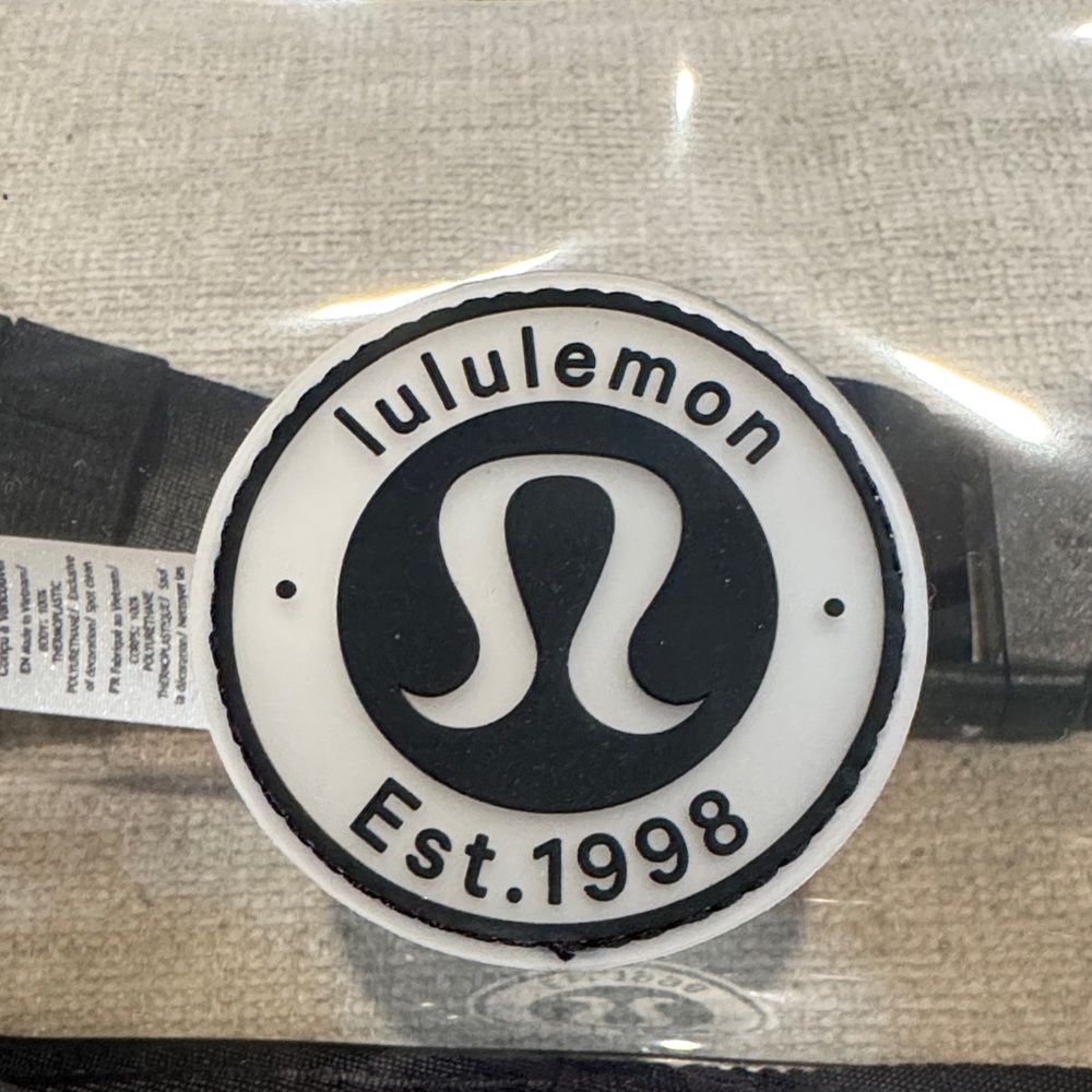 Lemon Transparent Bag with Black and White Logo - Picture 2 of 4
